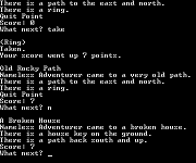 Thumbnail of a DOS-based text adventure game